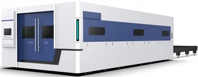 CNC 6Kw metallilevy laserleikkauskoneen sukkulapöytä kannella